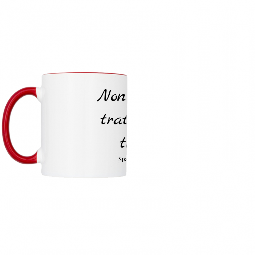 Non devo Trattenere Tutto Tazza bicolore Spazio Calmo