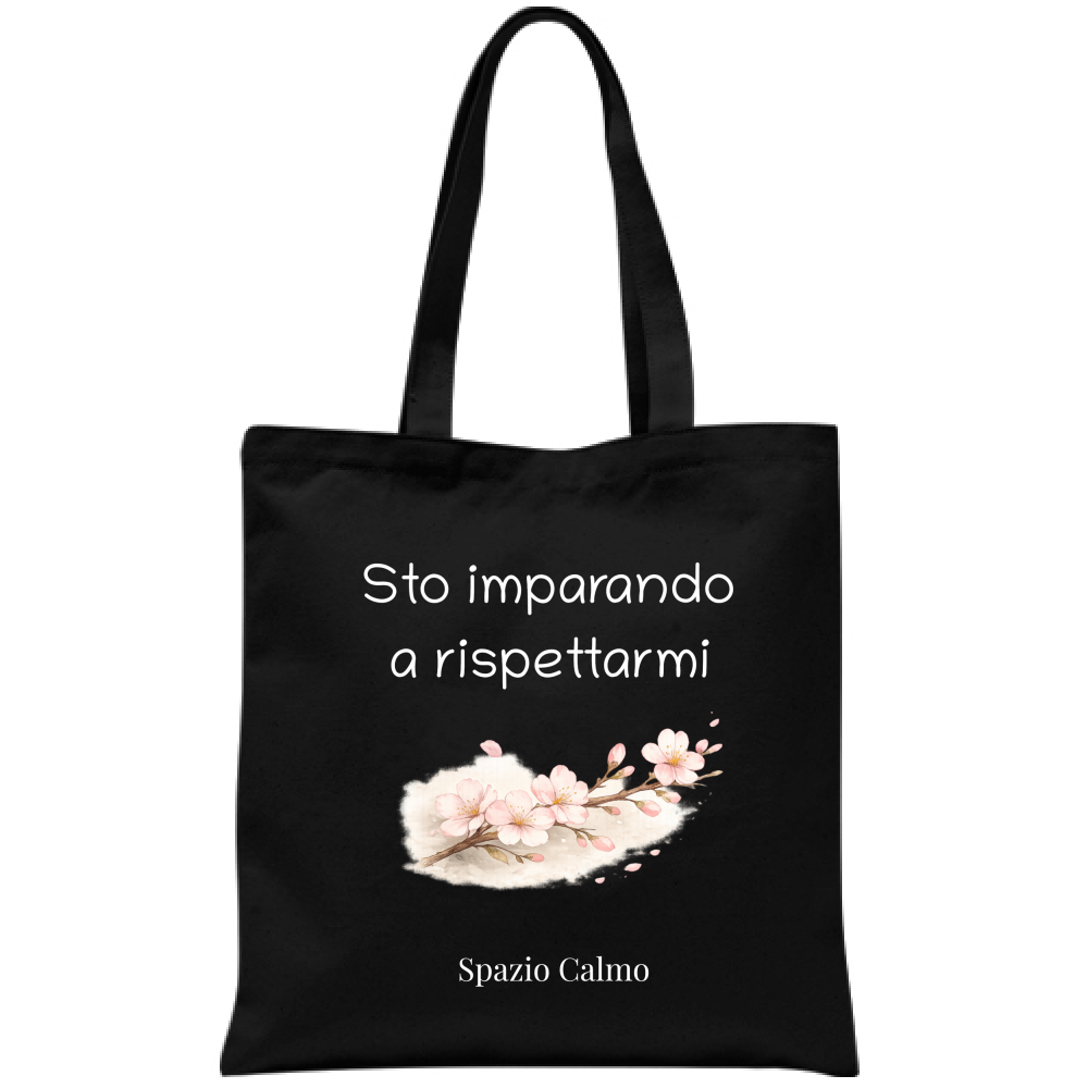 Sto imparando a rispettarmi Borsa Spazio Calmo