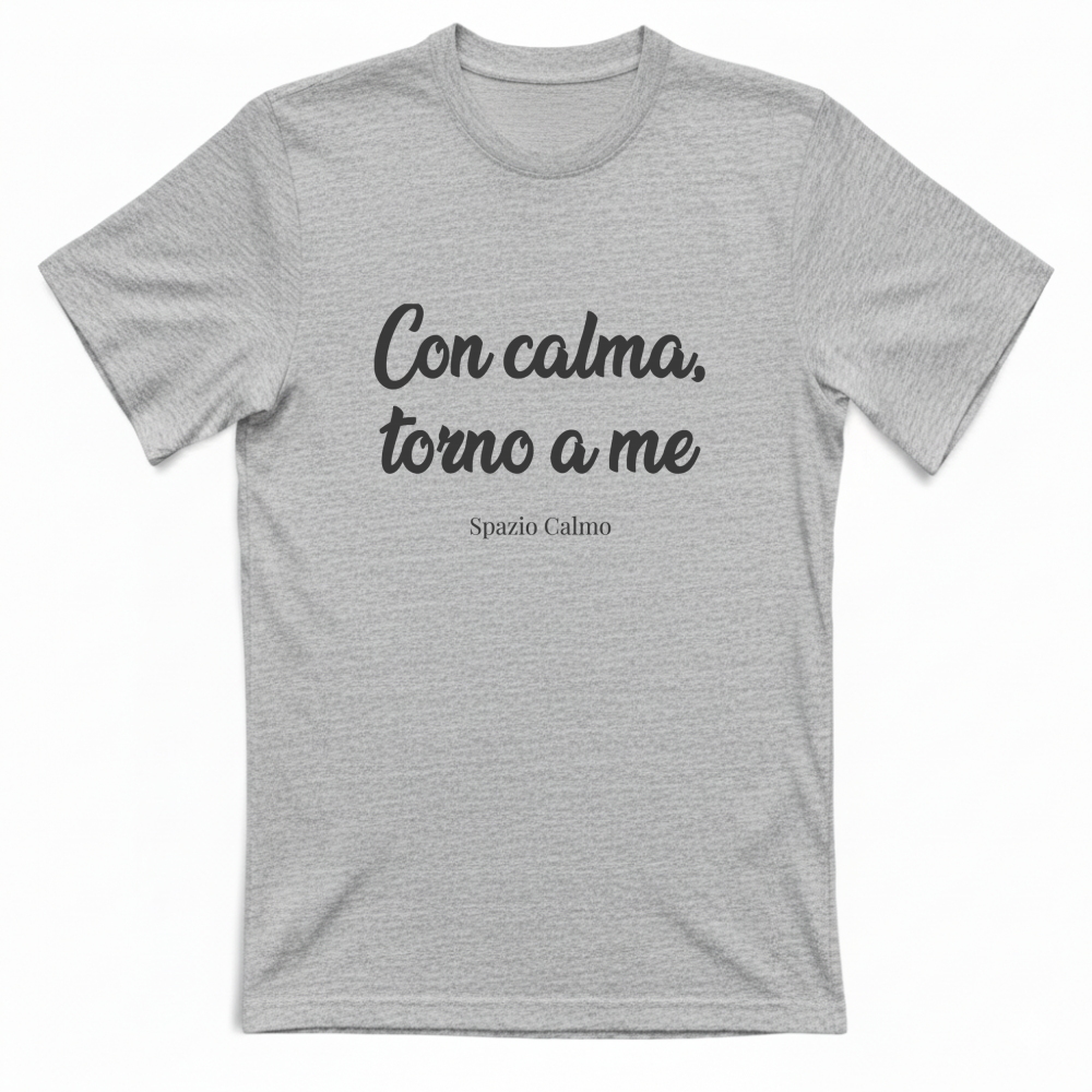 Con calma, torno a me  T-shirt Uomo Spazio Calmo