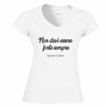 Non devi essere forte sempre T-Shirt Donna Scollo V Spazio Calmo