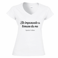 Sto imparando a tornare da me T-shirt Donna Scollo V Spazio Calmo