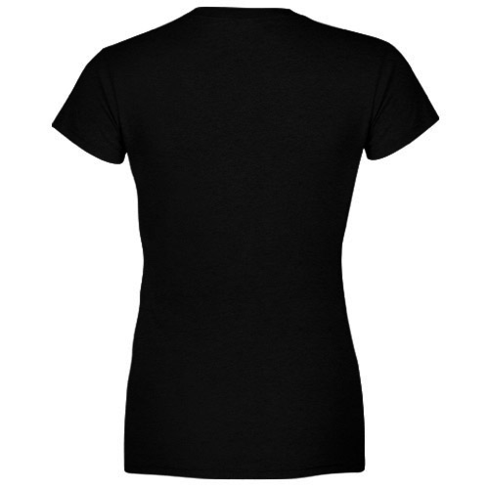 Qui mi sento al sicuro T Shirt Donna scollo a V Spazio Calmo