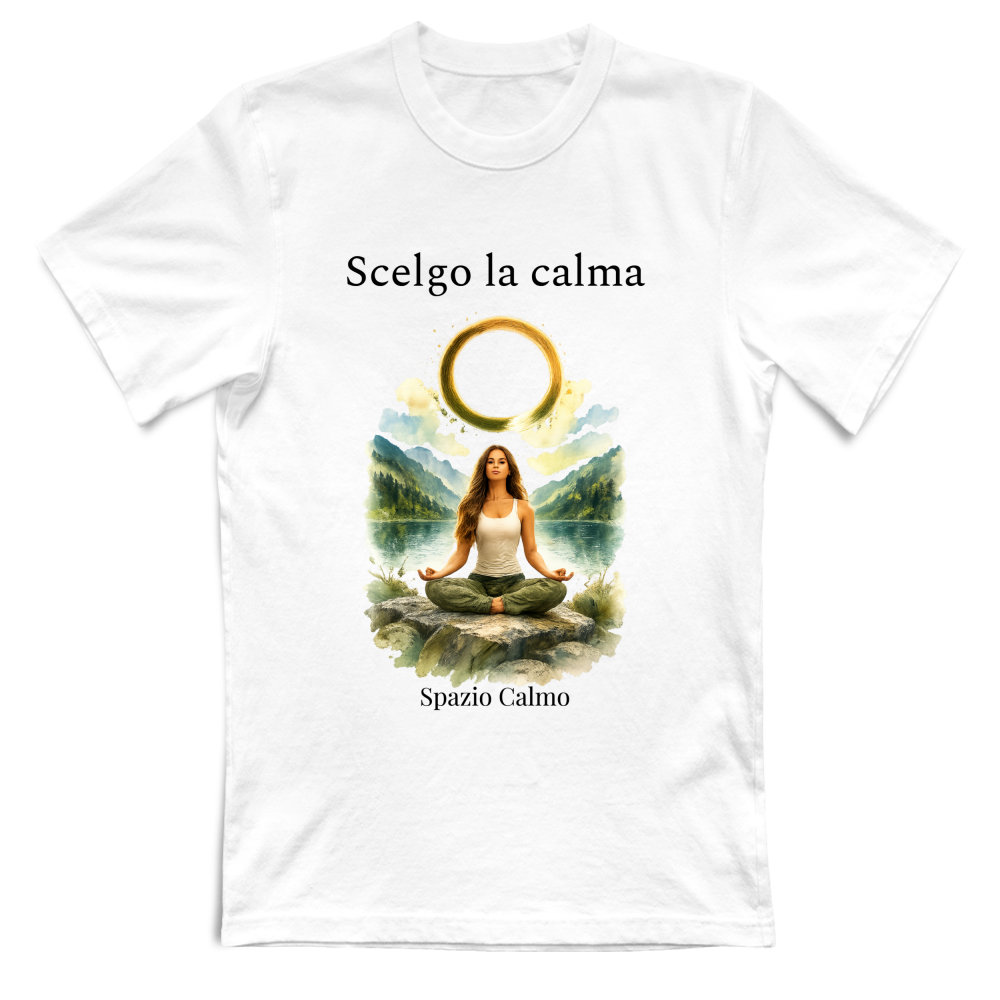 Scelgo la calma T-shirt Spazio Calmo