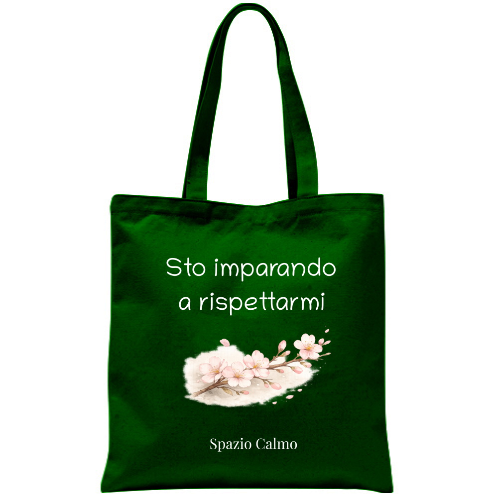 Sto imparando a rispettarmi Borsa Spazio Calmo