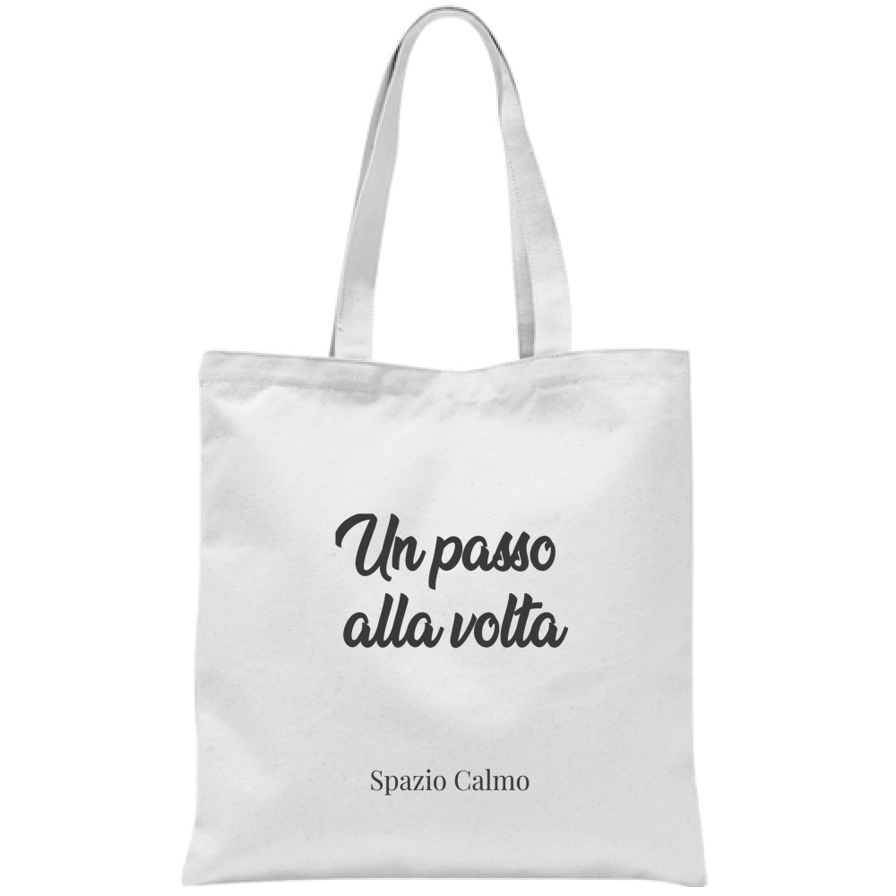 Borsa Un passo alla volta Spazio Calmo