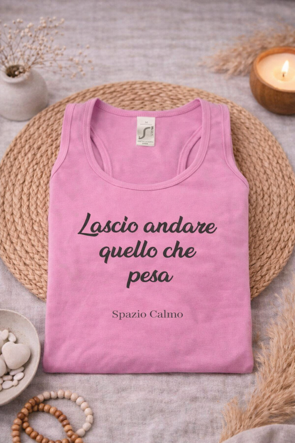 Lascio andare quello che pesa Canotta Donna Spazio Calmo