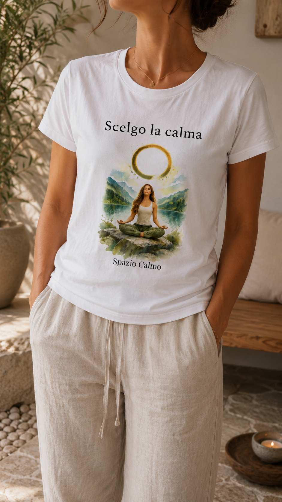 Scelgo la calma T-shirt Spazio Calmo