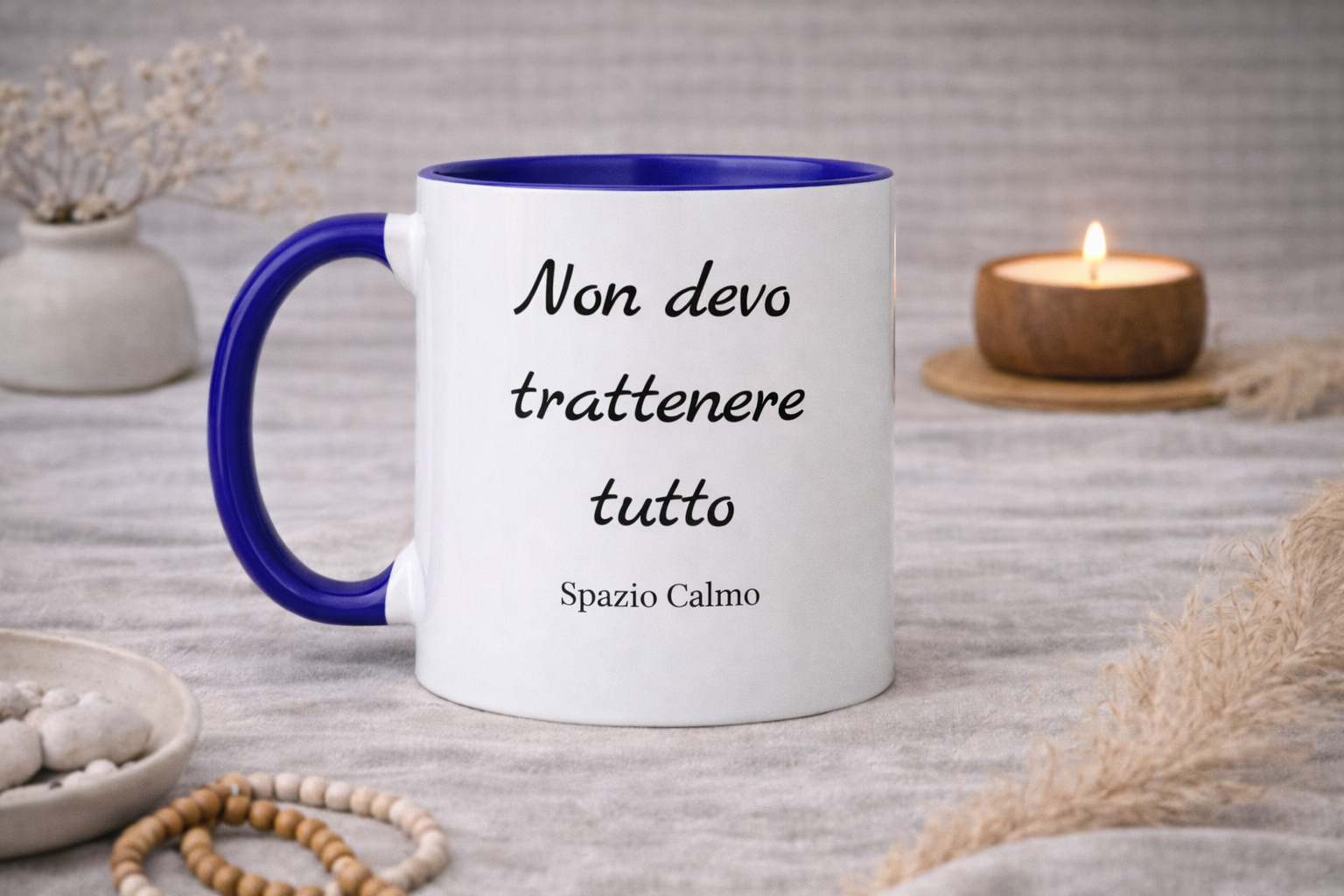 Non devo Trattenere Tutto Tazza bicolore Spazio Calmo