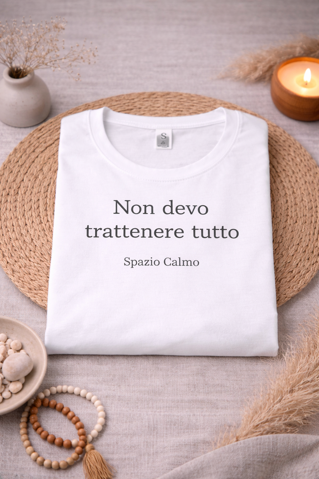 Non devo trattenere tutto T-Shirt Uomo Fit  Spazio Calmo