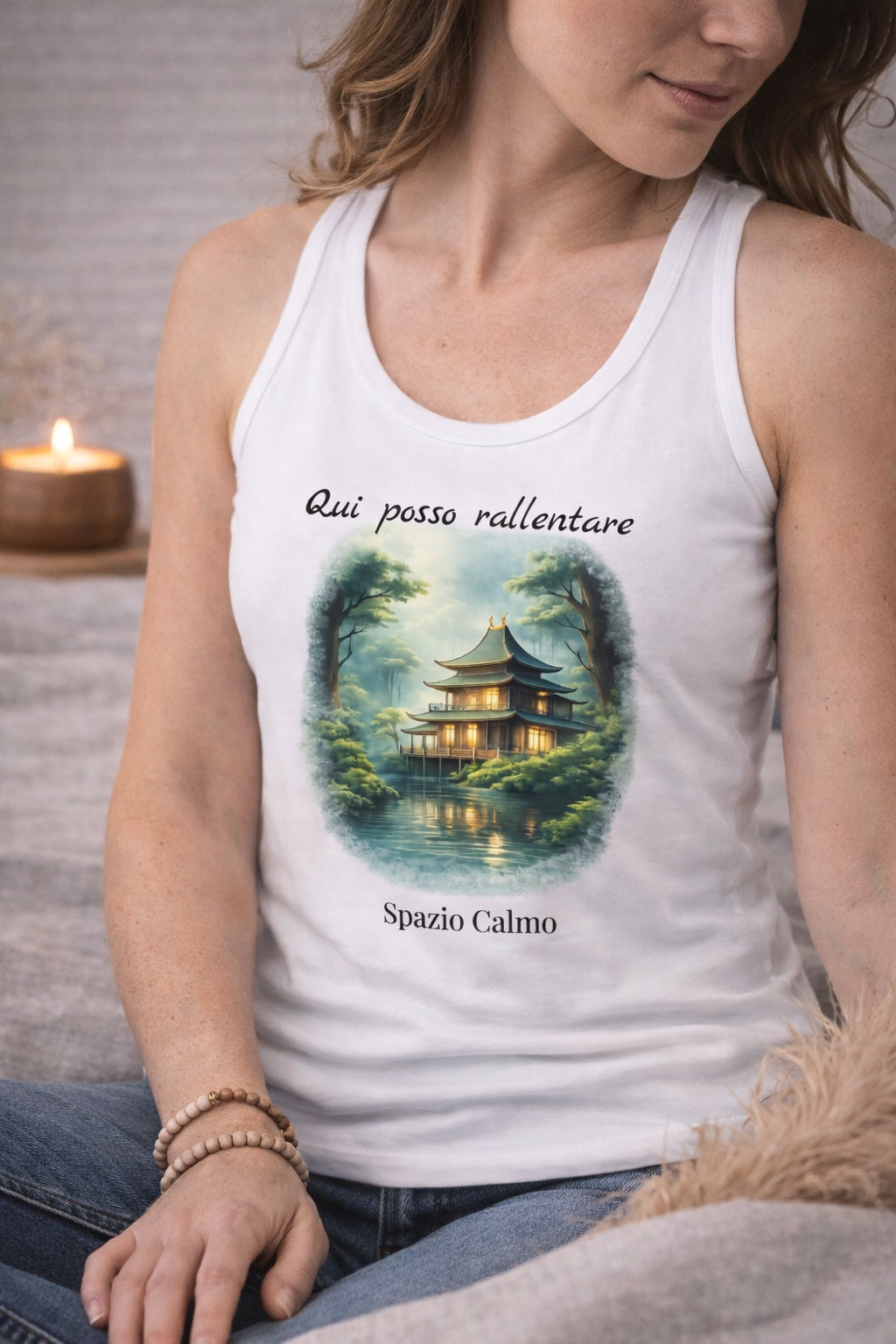 Qui Posso Rallentare Canotta Spazio Calmo