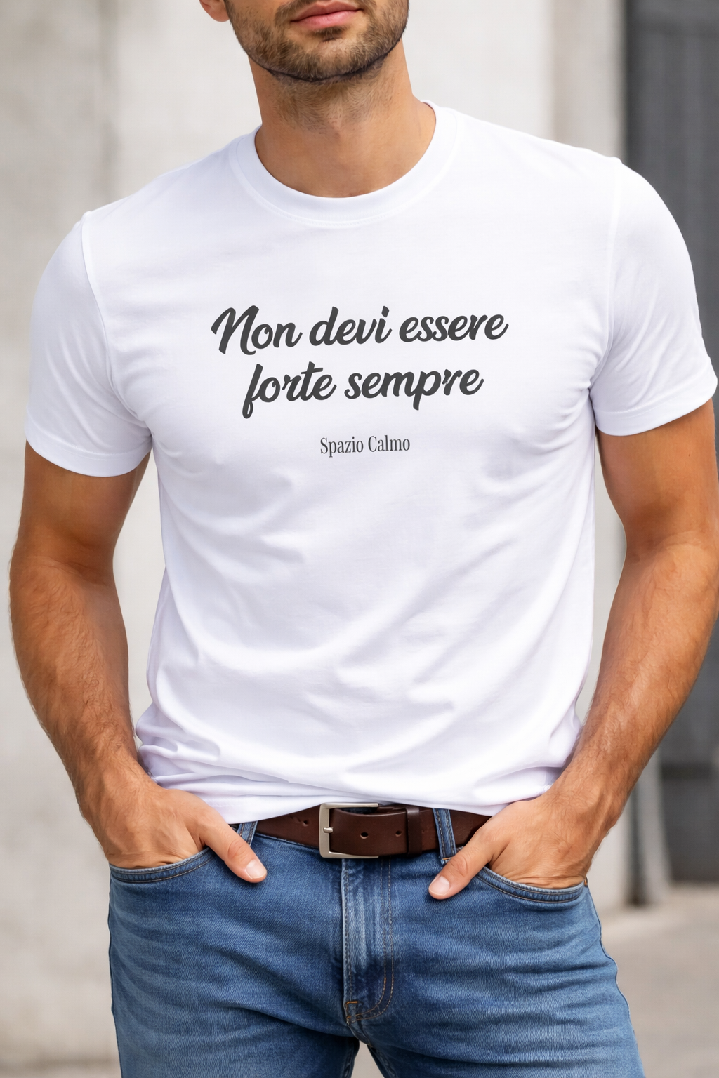 Non devi essere forte sempre T-shirt Uomo Spazio Calmo