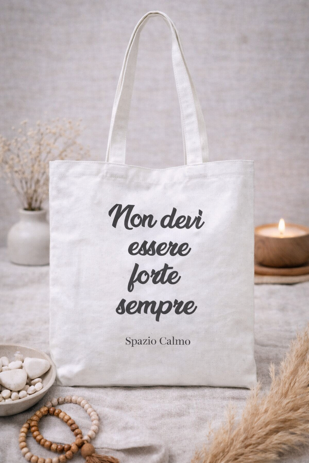 Borsa Non devi essere forte sempre  Spazio Calmo