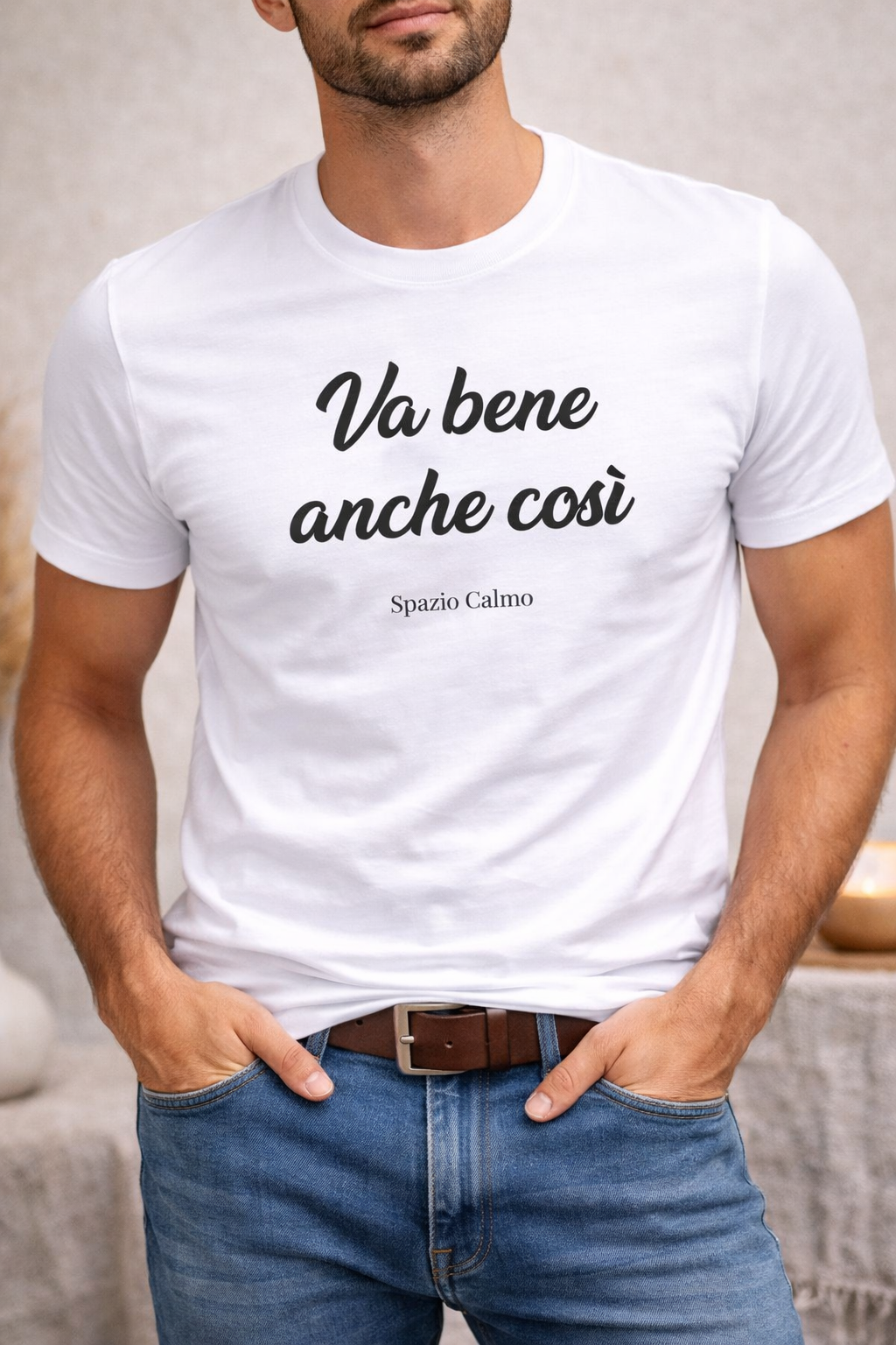 Va bene anche così T-shirt Uomo Spazio Calmo